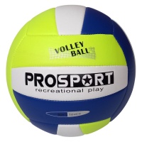 Мяч волейбольный (сине/салат/белый), PU 2.7, 235 гр, машинная сшивка E40006-5